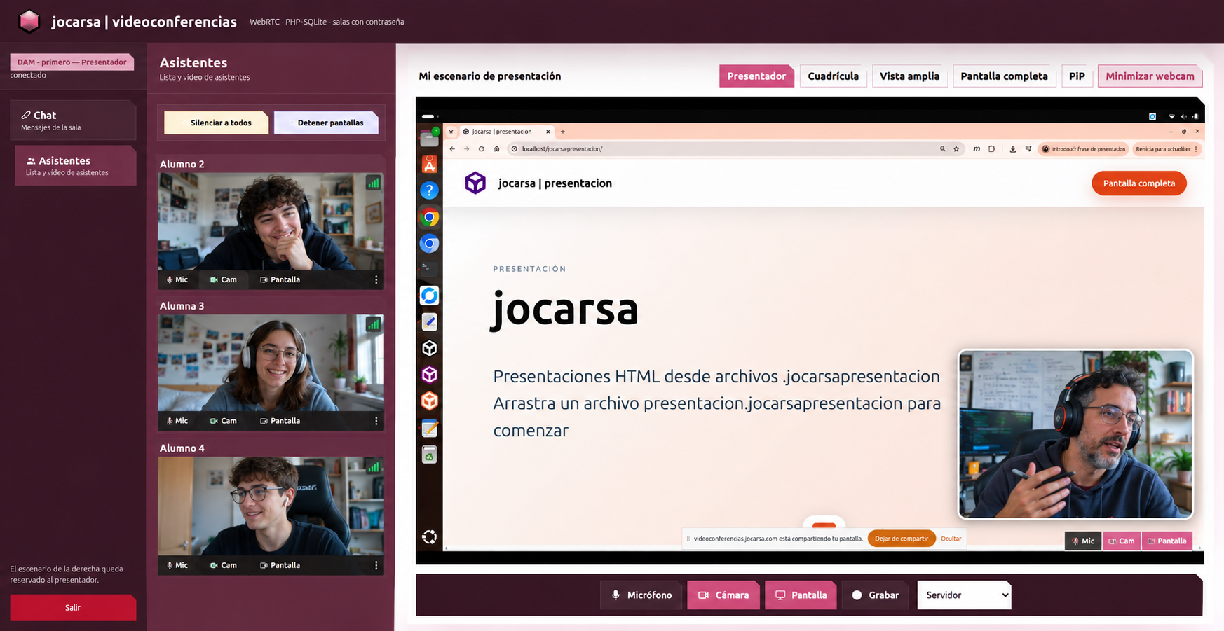 Captura 4 de jocarsa | videoconferencias